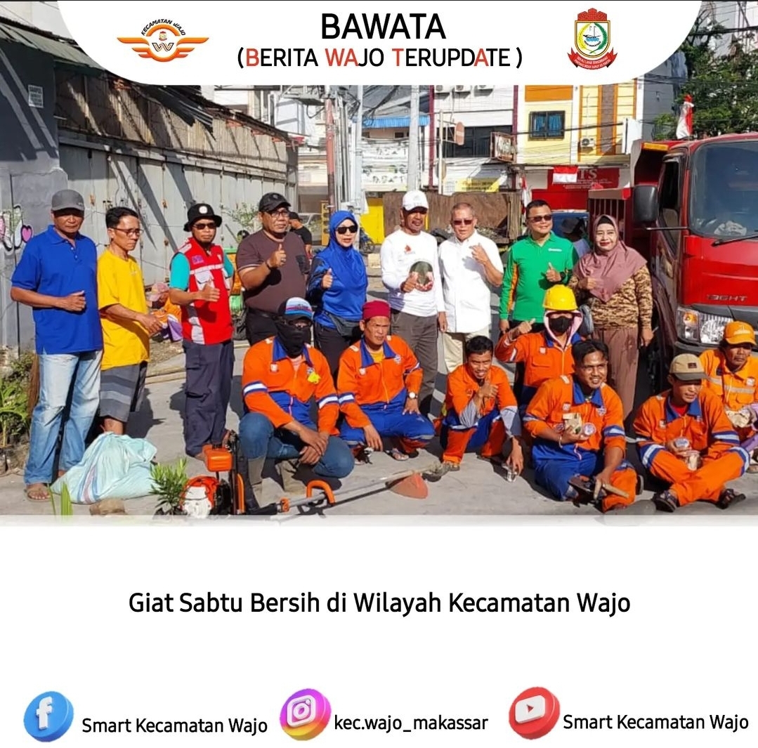 Gambar Giat Sabtu Bersih Kecamatan Wajo