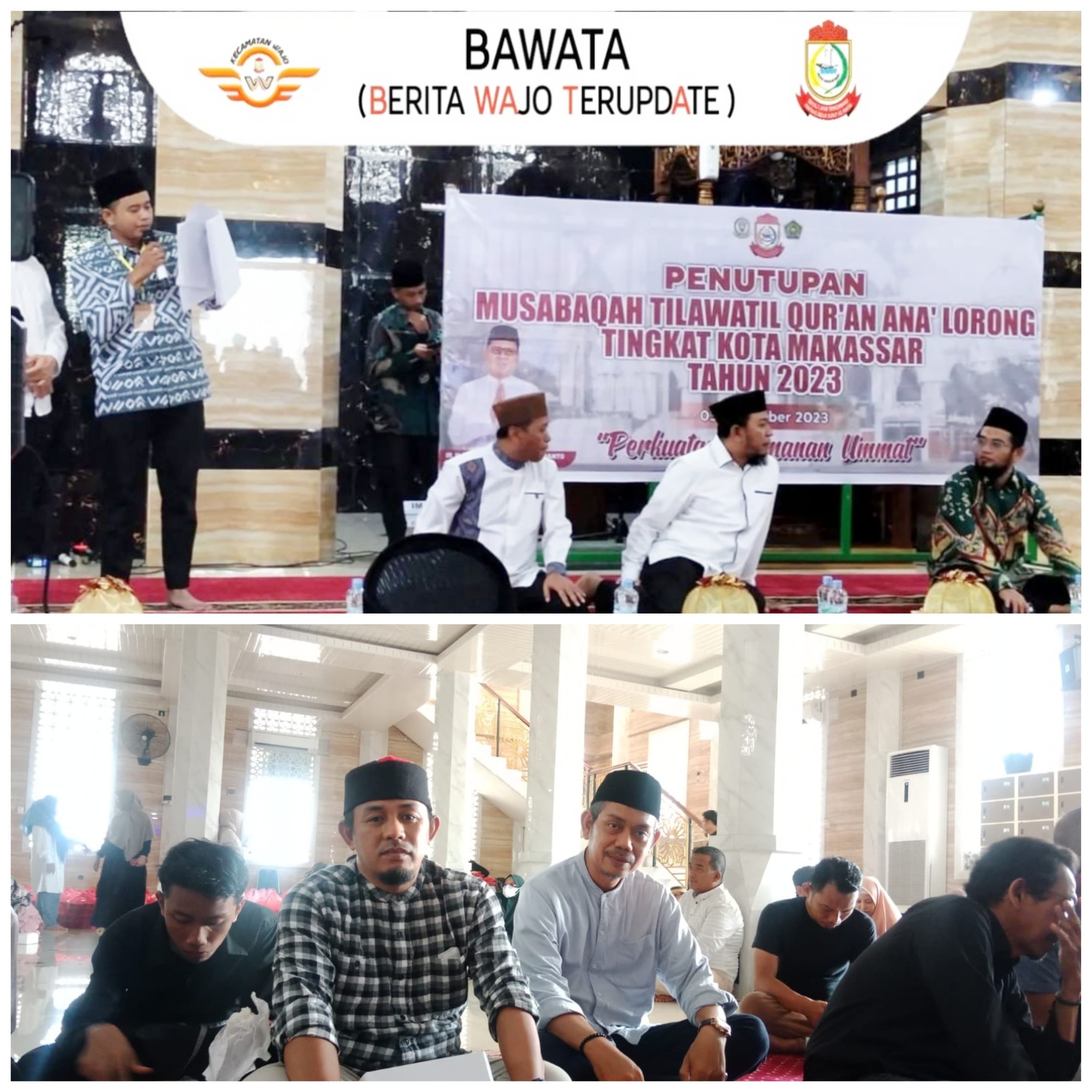 Gambar Penutupan Musabaqah Tilawatil Qur'an Ana' Lorong Tingkat Kota Makassar