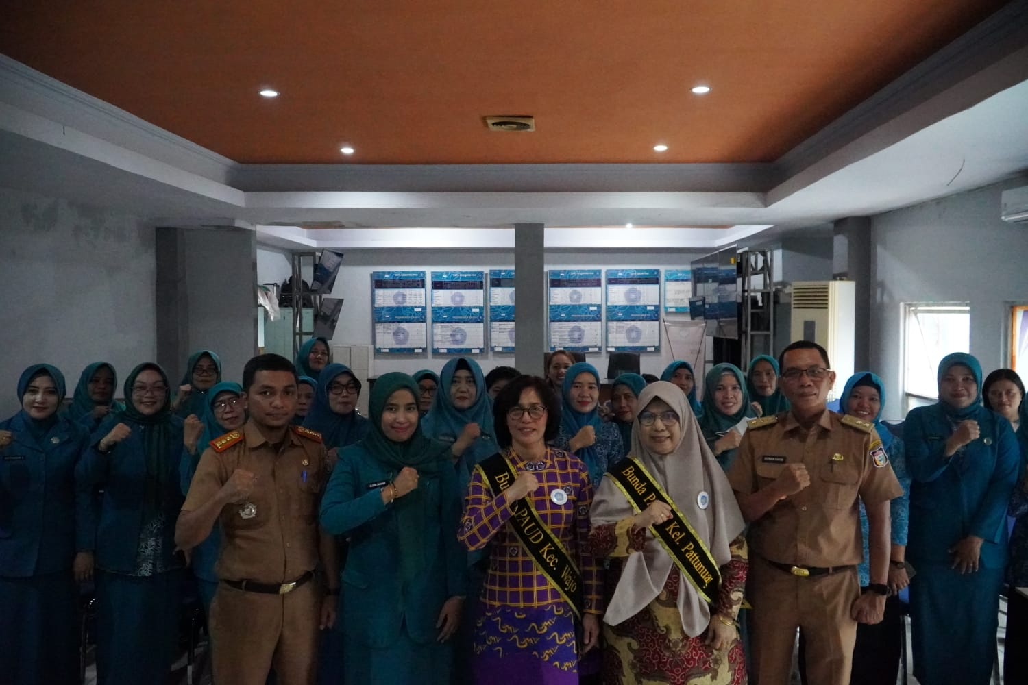 Gambar Pelantika & Serah terima Jabatan Ketua Tim Penggerak PKK Kel Pattunuang kecamatan Wajo