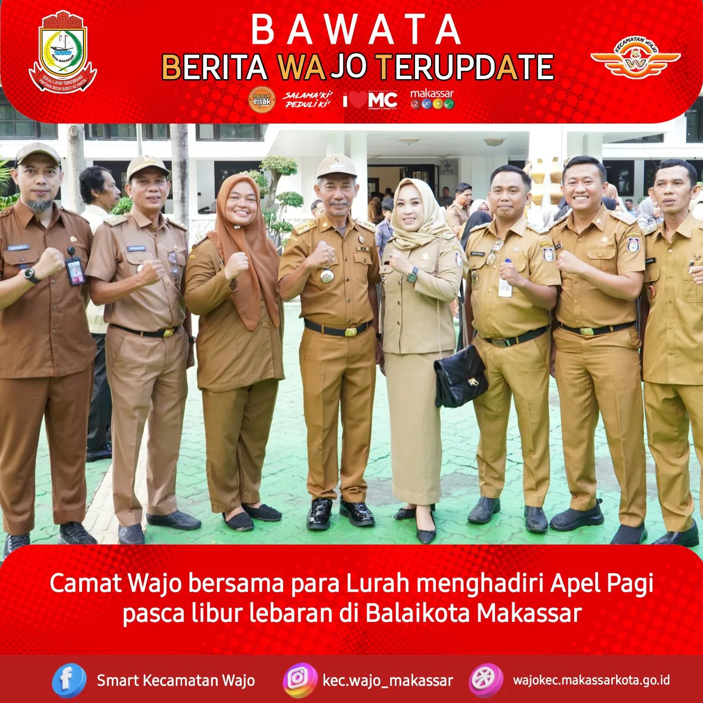 Gambar Apel Pagi Pasca Libur Lebaran