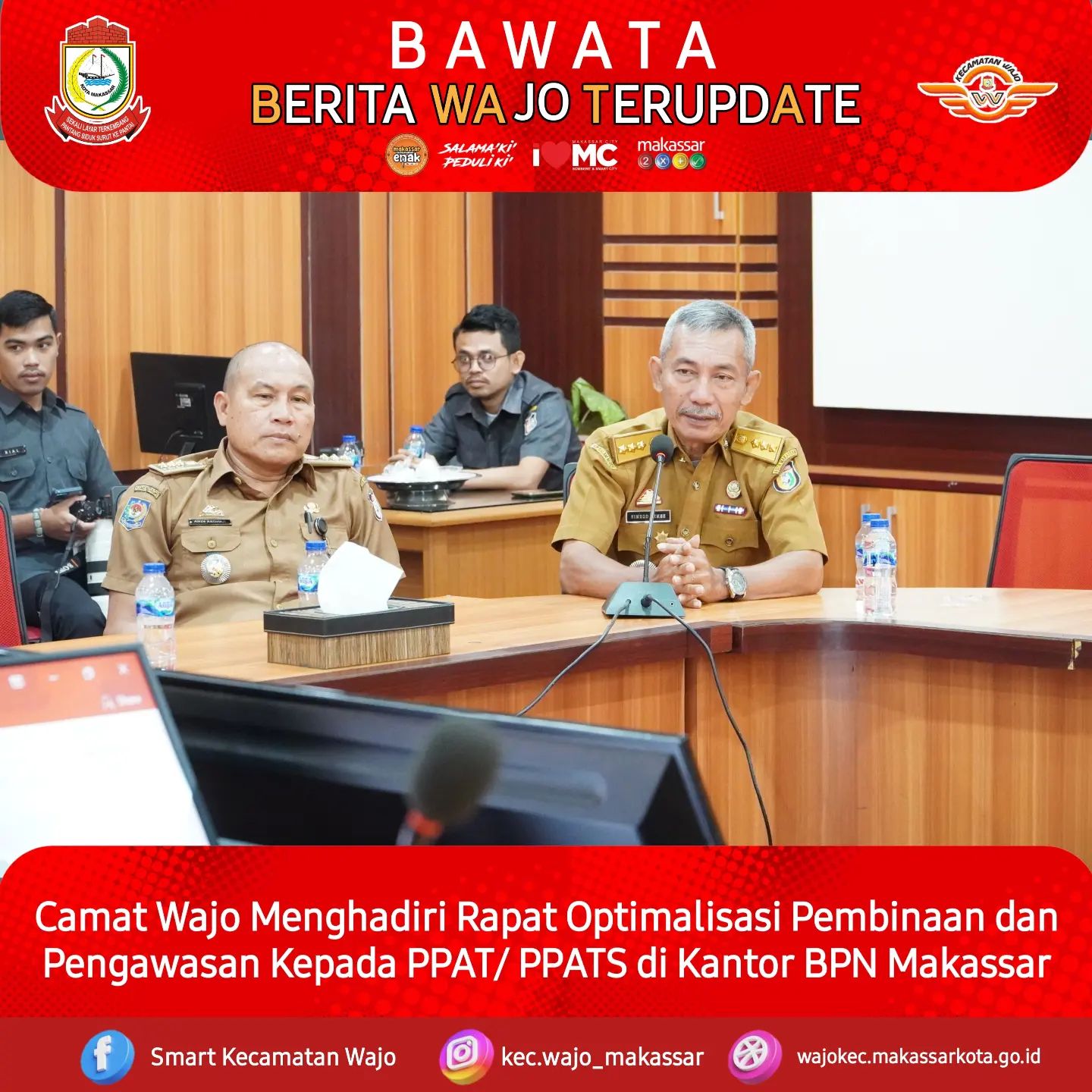 Gambar Rapat Koordinasi terkait pembinaan dan Pengawasan PPAT / PPATS